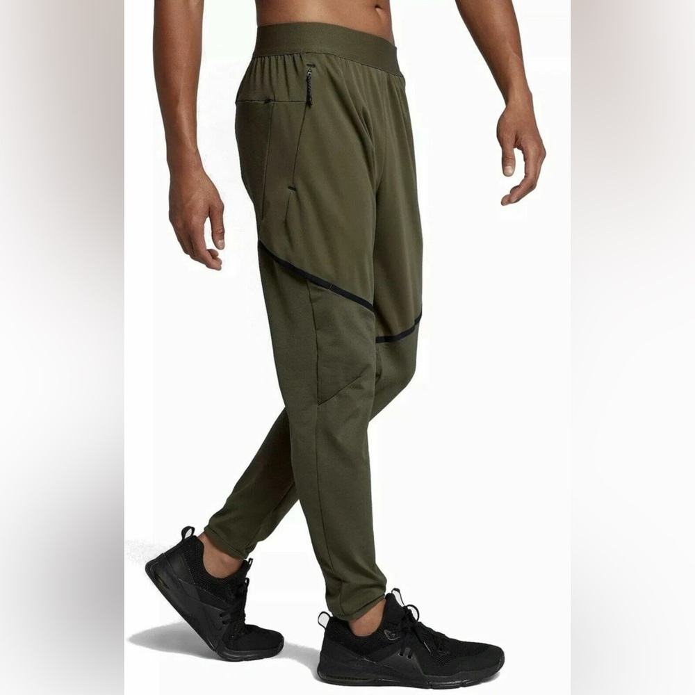 Nike Training Pants Jogger Cargo Dri-FIT Anthracite Green Olive 927360-395 Men's